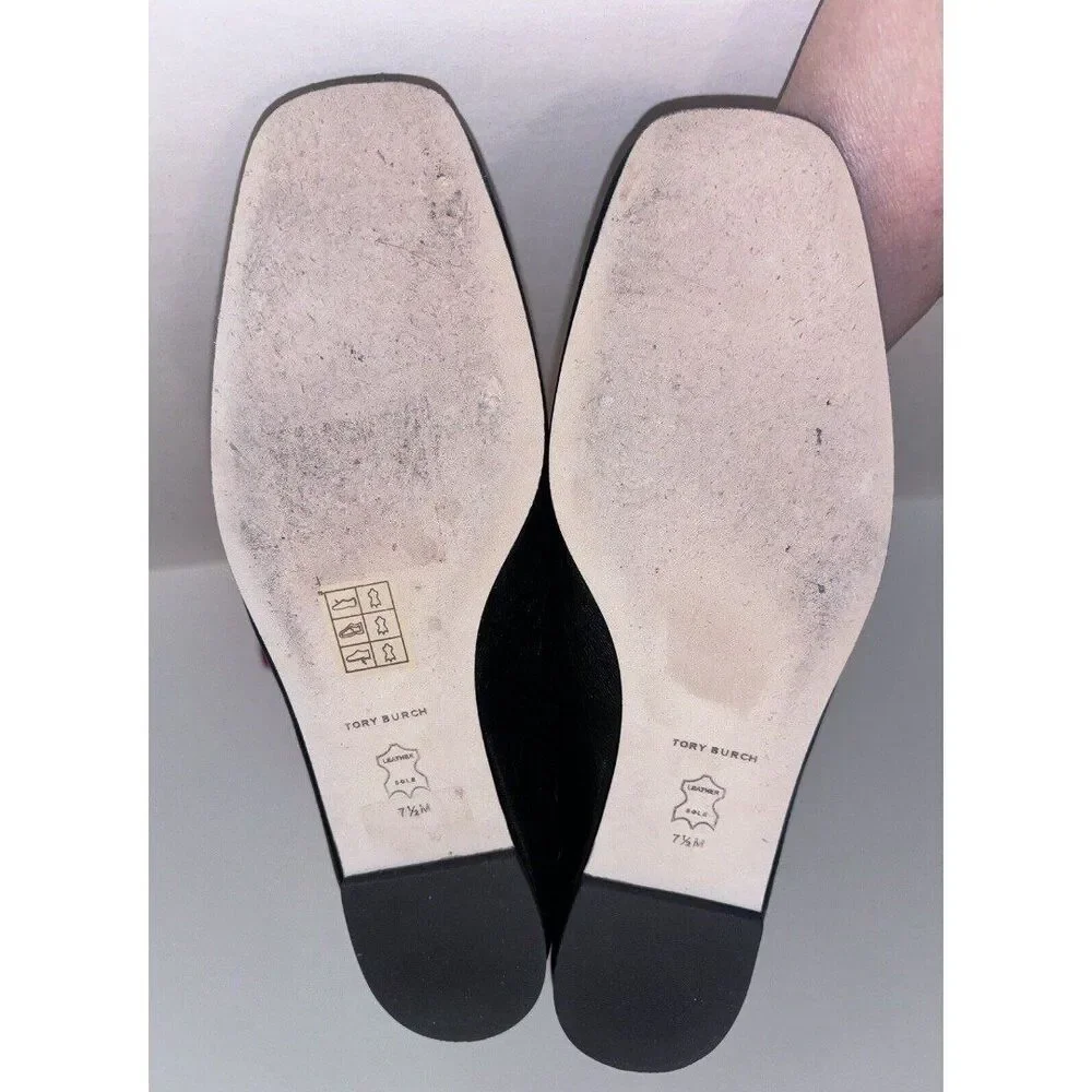 Tory Burch Eleanor Ballet Flats Black 7.5